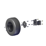 QA36 Gen 1 and 2 Rear Wheel